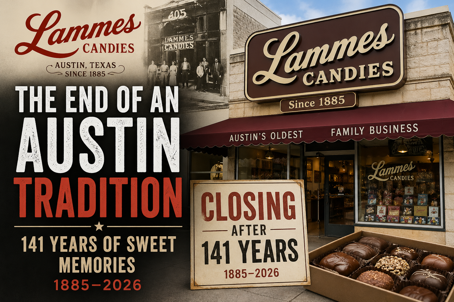 “Lammes Candies Historic Closure: End of 141-Year Legacy”