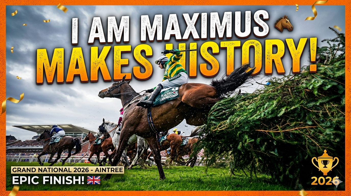 🏇 Grand National 2026: I Am Maximus Makes History at Aintree