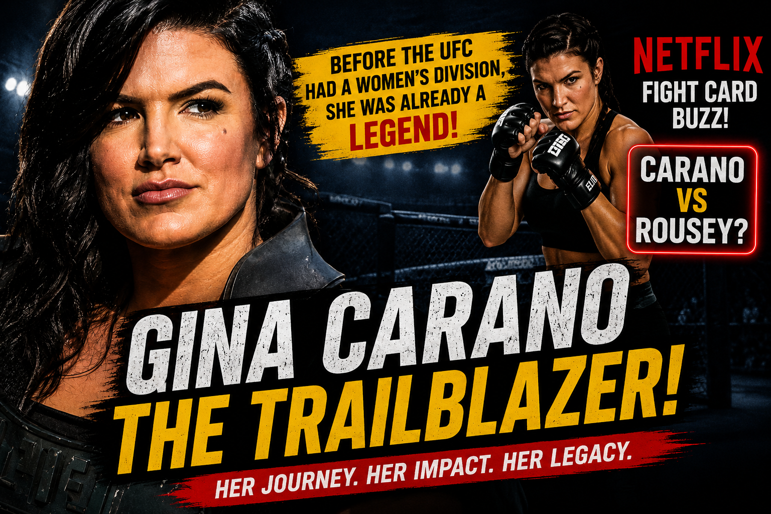 Gina Carano: From MMA Pioneer to Netflix Spotlight — Legacy, Transformation, and What’s Next